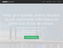 Tablet Screenshot of jeremy-baudon.com